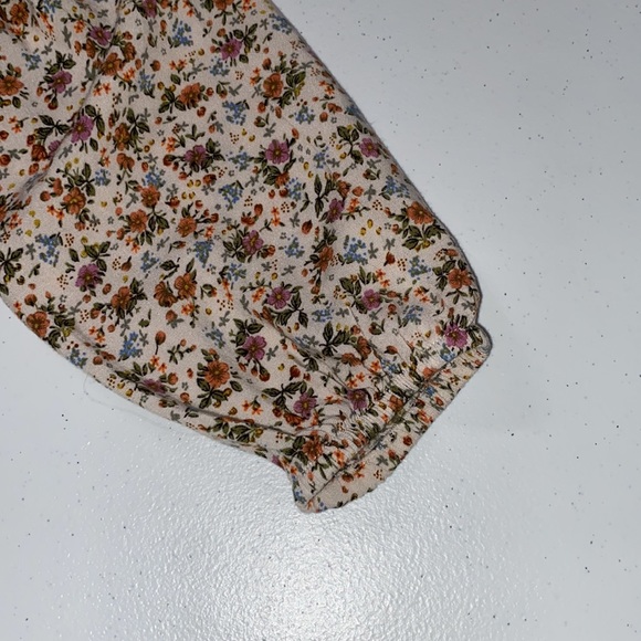 Zara Girl’s Long Sleeve Flowy Floral Blouse Size 11/12 - Picture 6 of 8